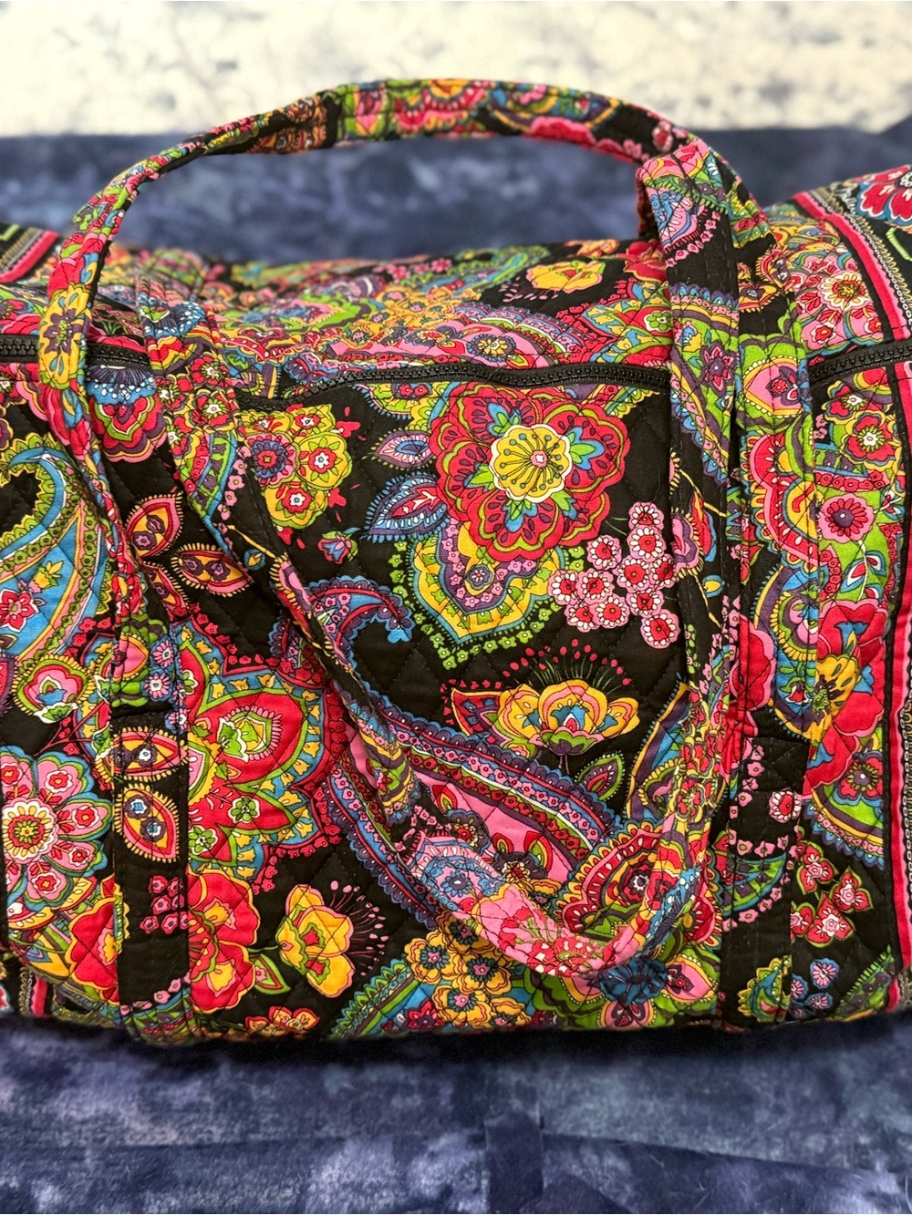 Vera Bradley Quilted Paisley Tote Bag in Multicolor - Picture 2 of 4